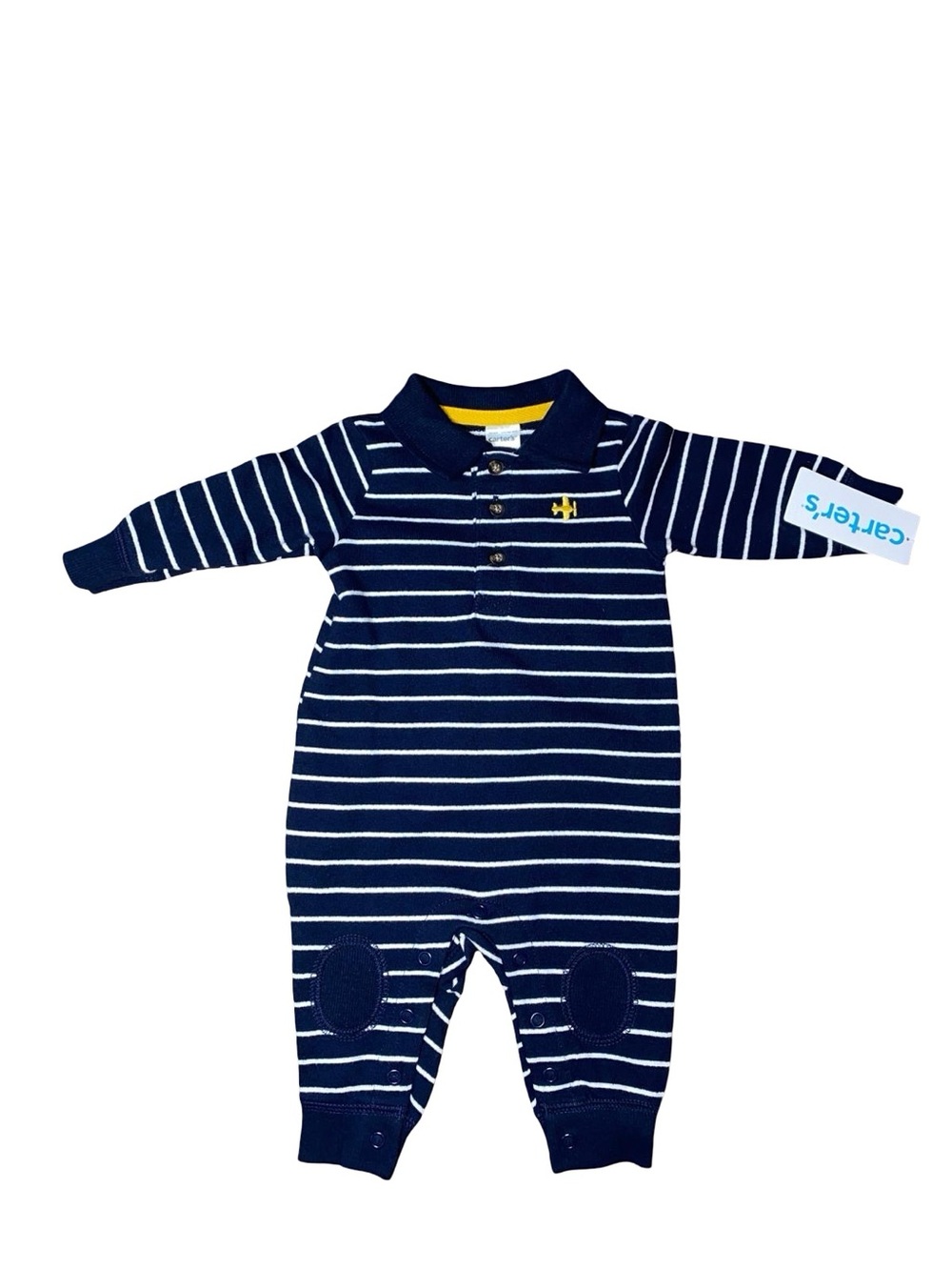 NWT Carter's Baby Boy Polo Jumpsuit (Size 3 Months)